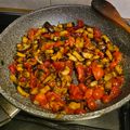 Ketty Ferrara's cooksnap of when they made 414 * Melanzane a funghetto in airfryer 🍆🍅🌿.