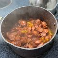 El cooksnap de Sianny Ureña cuando hizo Salchichas con piña.