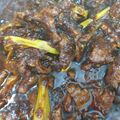 Cooksnap Mas Haliza semasa beliau membuat Daging Masak Hitam.