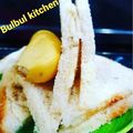 Bulbul Sarraf का कुकस्नैप जब उन्होंने बनाना पीनट बटर सैंडविच (Banana peanut butter sandwich recipe in hindi) बनाया था।