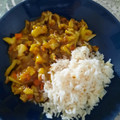 El cooksnap de M_Esther cuando hizo Coliflor asada en salsa suave de curry con arroz basmati.