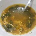 El cooksnap de Lucia Perez cuando hizo Sopa de cebolla.