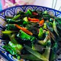 Cooksnap Ziana Chesaad semasa beliau membuat Kailan Goreng Cencaluk.