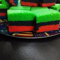 Cooksnap dari San San untuk resep Steamed Rainbow Cake Ny. Liem