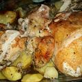 El cooksnap de Mariano cuando hizo Pollo al horno con papas.
