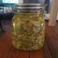 El cooksnap de Veronica Duarte cuando hizo Berenjenas al escabeche.