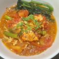 รูป Cooksnap ของ Tunarap เมื่อเขาทำ ก๋วยเตี๋ยวมะเขือเทศผัดไข่แบบน้ำ(มังสวิรัติ)