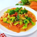 Cooksnap dari Nay's Kitchen untuk resep Cah Brokoli Wortel Bawang Putih
