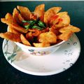 Nalini Shankar's cooksnap of when they made உருளைக்கிழங்கு மசாலா வெட்ஜஸ் (Potato masala wedges).