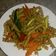 El cooksnap de Camila Rubio cuando hizo Verduras Salteadas con Fideos.