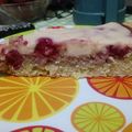 El cooksnap de Andrea cuando hizo Kuchen de frambuesa.