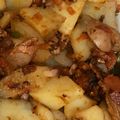 El cooksnap de OraBus cuando hizo Papás guizadas con tocino "fácil y deliciosas".