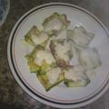 El cooksnap de Africa Sanchez Bas cuando hizo Raviolis de calabacín con queso de cabra.