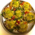 Sneha Patel's cooksnap of when they made Basket chaat.