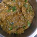 Kunj sahib का कुकस्नैप जब उन्होंने बैगन का भरता (baingan ka bharta recipe in Hindi) बनाया था।