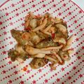 Claire Hung 的 豆瓣乾煎蚵仔炒鴻喜菇 cooksnap