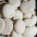 El cooksnap de Daniela Osma cuando hizo Alfajores de maizena gigantes.