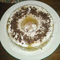 El cooksnap de Paula Leal cuando hizo Torta licuada de naranja y nueces en microonda.