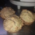 El cooksnap de claudio martinez cuando hizo Muffins de banana, harina integral y avena.