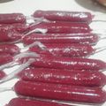 El cooksnap de Eugenia Ontivero cuando hizo Salchichas veganas.