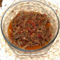 Cooksnap dari Thania Nuriza untuk resep Sisit Daging Sapi (daging sapi suwir pedas)