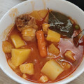 El cooksnap de Yuli cuando hizo Patatas guisadas con alas de pollo en olla express.