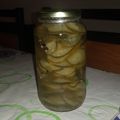 El cooksnap de María cuando hizo Pepinos Agridulces en vinagre.