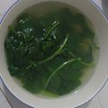 Cooksnap của Cau Hai khi họ làm theo món Rau mồng tơi luộc