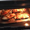 El cooksnap de Pedro cuando hizo Berenjenas rellenas de carne, y patatas fritass.