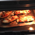 El cooksnap de Pedro cuando hizo Berenjenas rellenas de carne, y patatas fritass.