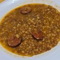 El cooksnap de Jordi cuando hizo Lentejas con chorizo en 18 minutos.