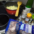 El cooksnap de MMar González Gómez cuando hizo Dados de atún encebollado.
