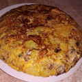 El cooksnap de Elena C cuando hizo Tortilla de patata, cebolla y sardinas en aceite.