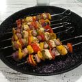 El cooksnap de Juli Val cuando hizo Brochetas de cerdo y pollo.