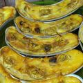 Cooksnap dari Dhora Agustien untuk resep Banana Milk Crispy Almond Kismis Keju (kreasi pastry)