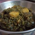 Nida Zaheer's cooksnap of when they made Soya Palak Aalu #Cookpadapp #Sehri_Contest #5WeeksChallenges.