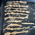 El cooksnap de Fatima Corbalan cuando hizo Grisines integrales de queso 🧀.