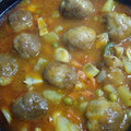 El cooksnap de Lavidaesmaravillosa. (Amparo) cuando hizo Albóndigas a la jardinera.
