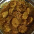 Saranya Vignesh's cooksnap of when they made Besan ke ghatte.