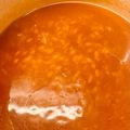 Szakály Gábor Cooksnap-ja, amikor elkészítette a(z) Bazsalikomos paradicsom leves, pirított risini tésztával receptet.