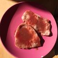 El cooksnap de maria sanchez cabrera cuando hizo Lomo con salsa de vino tinto y fresas.