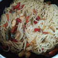 El cooksnap de manuel dominguez cuando hizo Tallarines con gambas al estilo chino.