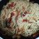 El cooksnap de manuel dominguez cuando hizo Tallarines con gambas al estilo chino.