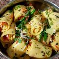 Kriti Shukla's cooksnap of when they made Authentic Khandvi.