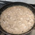 El cooksnap de wilson alexander gil jimenez cuando hizo Pollo en salsa de champiñones "Sin Nata".
