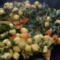 El cooksnap de Mery cuando hizo Garbanzos con espinacas.