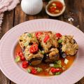 Cooksnap dari cutzamania untuk resep Terong Bungkus Tahu Saus Tiram