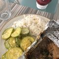 El cooksnap de Brenda Hernández cuando hizo Salmón al limón y miel.