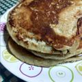 El cooksnap de Matias Yaguer cuando hizo Panqueques de avena y banana.