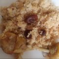 El cooksnap de Antonia García Fernández cuando hizo Arroz con pollo, canela y pasas.